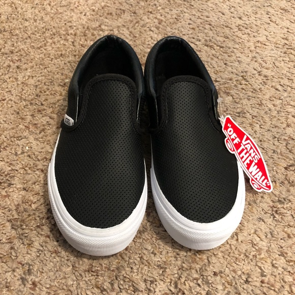 leather vans size 3